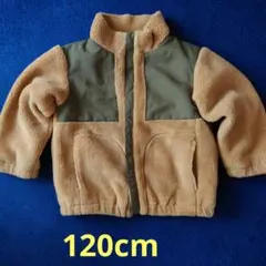 【お値下げ】GU　ジーユー　アウター　フリース　ジャンバー　120cm　ベージュ