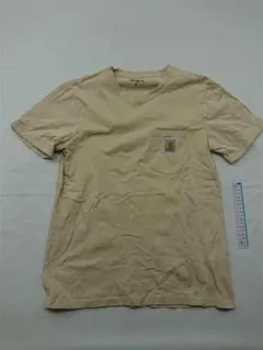 ■カーハート WIP S/S ポケットロゴTシャツ ベージュ系 メンズ M