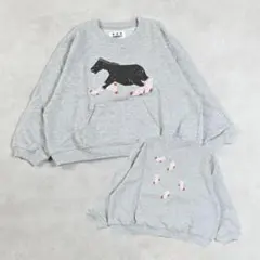 【今季MARKEY’S】グレー トレーナー サイズ80 動物デザイン