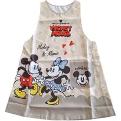 【新品】保育士エプロン　ミッキー&ミニー