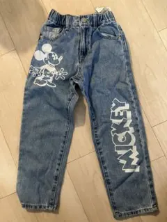 ZARAキッズ　ミッキーデニムパンツ　116