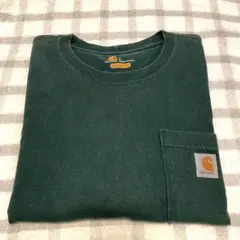 【Carhartt】ダークグリーン Tシャツ Lサイズ