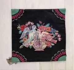 新品 ナタリーレテ クッションカバー バード 45×45cm 鳥 とり ゴブラン