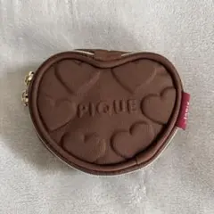 gelato pique ハート型ポーチ ブラウン アクセサリーケースのサムネイル