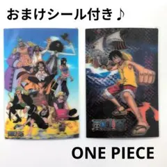 ONE PIECE　ワンピース　３Dポストカード＆シールおまけ