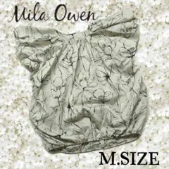 043〚Mila Owen〛 花柄 半袖バルーンブラウス Mサイズ未使用のサムネイル