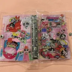 【カバー付き】A7 パワパフ　シャカシャカノート　アクリルバインダー