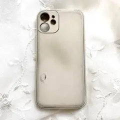 iPhone12mini•13mini レザーソフトケース ライトベージュ①