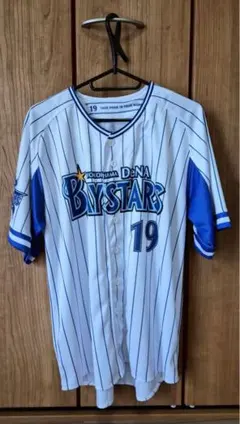横浜DeNAベイスターズ レプリカユニフォーム #19:山崎康晃 サイズL