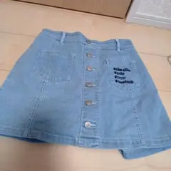 デニムスカート ライトブルー #lovetoxic