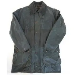 80s Barbour 2クラウン BORDER ヴィンテージオイルドジャケットのサムネイル