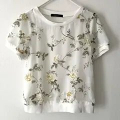 PAGEBOY 花柄 半袖Tシャツ