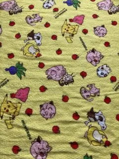 激レア！希少！ポケモン　ハギレ　生地　当時物