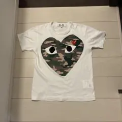 PLAY COMME des GARÇONS カモフラージュハート Tシャツ S