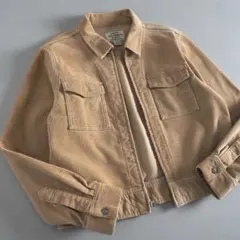 ラルフローレン　スイングトップ　コーデュロイ　ベージュ　美品