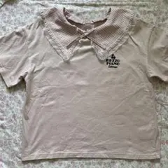 子供服 半袖Tシャツ ピンク 襟付きのサムネイル