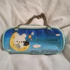 ハムちゃんやき　ペンケース　ポーチ　ハムスター　平成レトロ 平成レトロ ハムスター ハムちゃん デニム ポーチ ペンポーチ レトロ