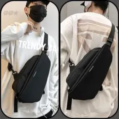 新品未使用 ボディバッグ メンズ 斜めがけ ショルダーバッグ 大容量 バイク z