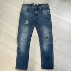 最終値下❗️【zara】ダメージ加工 スキニージーンズ