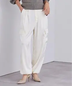 Ur’s ユアーズ　サテンパラシュートパンツ