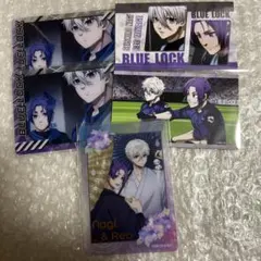 ブルーロック 凪誠士郎 御影玲王 ふぁぼカ 箔押し 五月雨 名刺カード