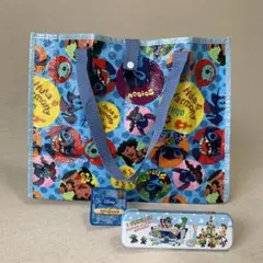 ディズニーショッピングバッグと、ディズニー空き缶のセット