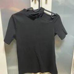 大幅値下げ！未使用　CecilMcbee 黒　半袖トップス Mセシルマクビー