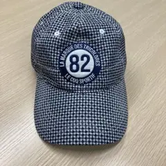 Le Coq Sportif ゴルフキャップ 千鳥格子柄 ルコック ゴルフウェア