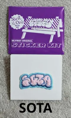 SOTA シークレットモコモコ刺しゅうステッカー
