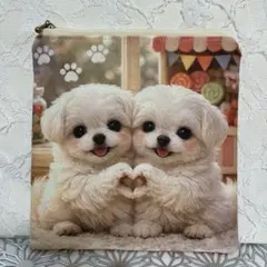 ハンドメイド ポメラニアン ポーチ - メルカリ