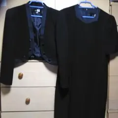 ワンピーススーツ セット/ブラック [ １１号 ]