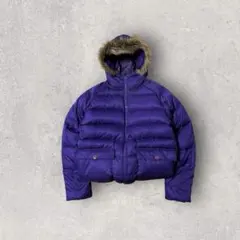 Columbia fur down jacket y2k pup L