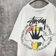 【人気デザイン】STUSSY ステューシー Tシャツ S 白 クラウン ラスタのサムネイル