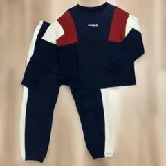 【ご専用】GU コットン ラウンジセット パジャマ上下 140 ネイビー