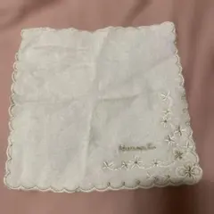 afternoonteaハンカチ ホワイト
