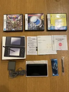 ジ*ル様 Nintendo DS lite ジェットブラック 本体 + ソフト