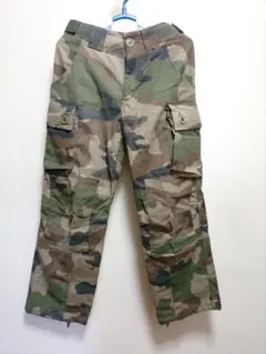 フランス軍迷彩カーゴパンツ ミリタリー軍払い下げ品。