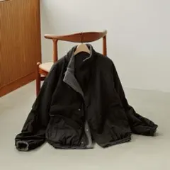 【未使用大特価】エマクローズ リバーシブル ナイロン×フリースブルゾン Lサイズ