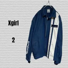 《X-girl》PITCREWJACKET/ピットクルージャケット INDIGO