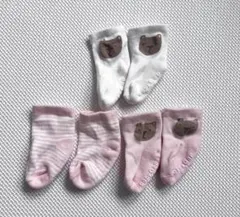7-9cm babyGAP くまさん靴下3点セット