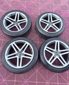 日産 Z33 後期 純正ホイール 18inch 4本セット - メルカリ