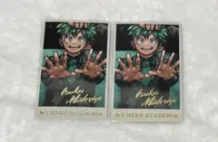 僕のヒーローアカデミア ヒロアカ メモリアルコレクション 箔押し 緑谷出久 2枚