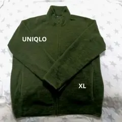 UNIQLO フリースジャケット XL オリーブグリーン