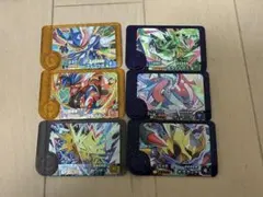 ポケモンフレンダ　 スーパートレジャー　ギラティナ、ゲッコウガ、サンダー6種