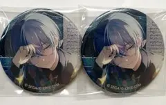 プロセカ　青柳冬弥　グリッター缶バッジ