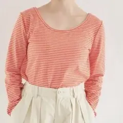 crisp 2wayネックボタンTシャツのサムネイル