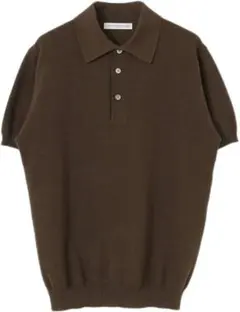 URBAN RESEARCH DOORS ニットポロシャツ ブラウン M