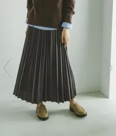 グローバルワーク　イージーケアプリーツスカート レギュラーサイズ