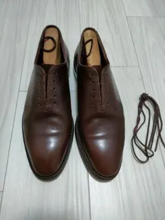 【極美品】 数回着用 Berwick ホールカット 2429 25cm ブラウン Berwick 1707 ビジネスシューズ バーウィック ホールカット 2429