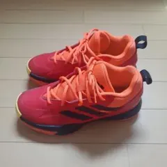 adidas バスケットボールシューズ レッド/オレンジ　23cm